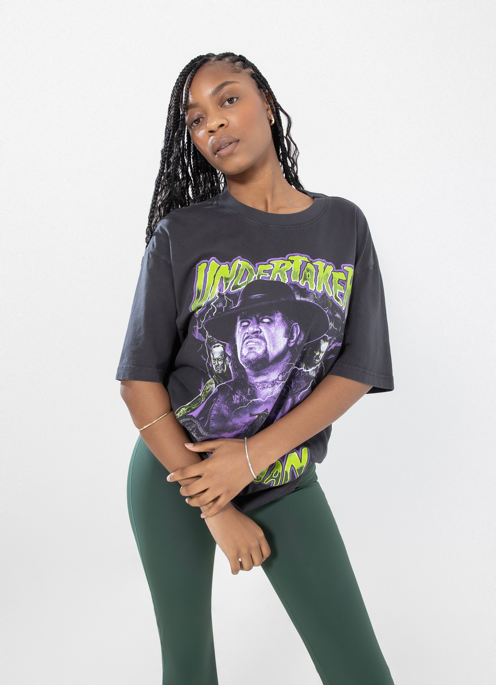 Mitchell & Ness Wwe The Undertaker Bootleg Tee in Black