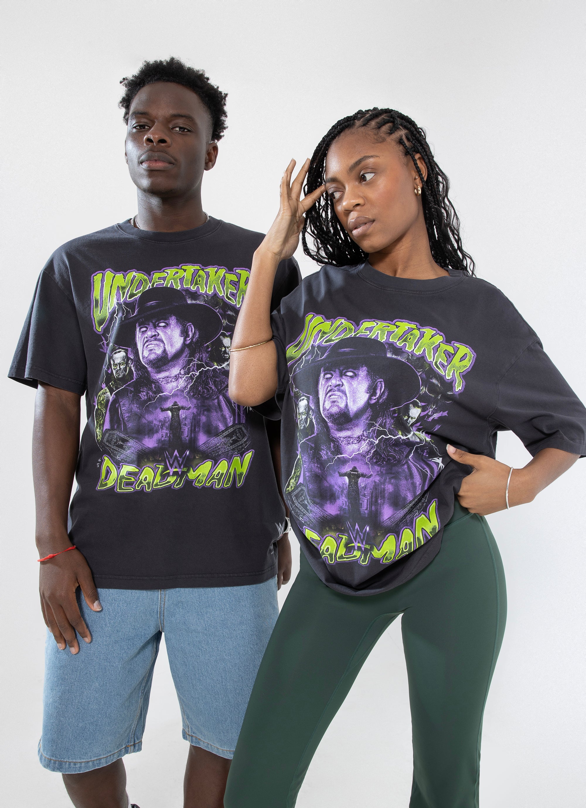 Mitchell & Ness Wwe The Undertaker Bootleg Tee in Black