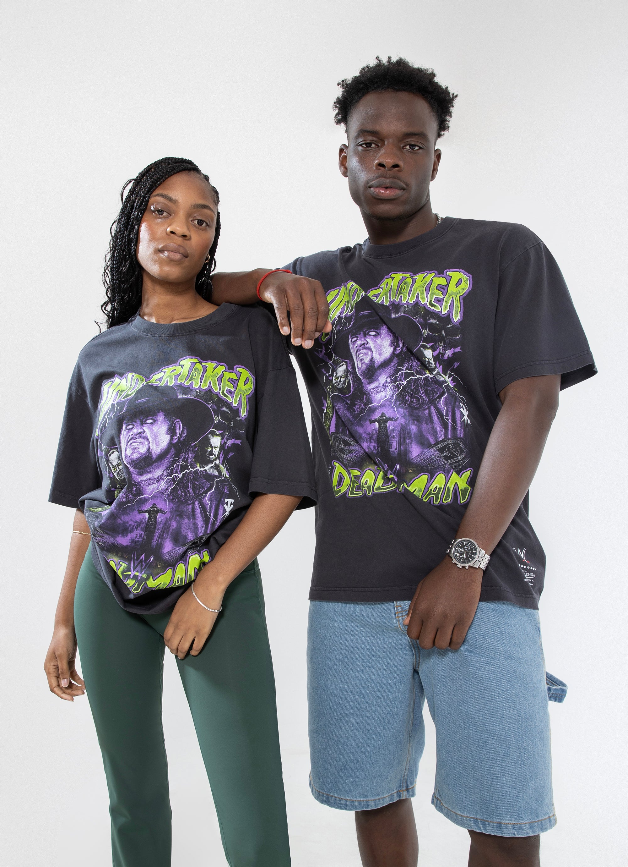 Mitchell & Ness Wwe The Undertaker Bootleg Tee in Black