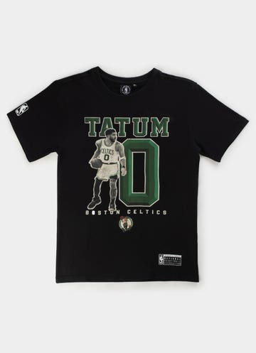 Nba Essentials Boston Celtics Jasper Short Sleeve Vintage Tee - Youth in Black