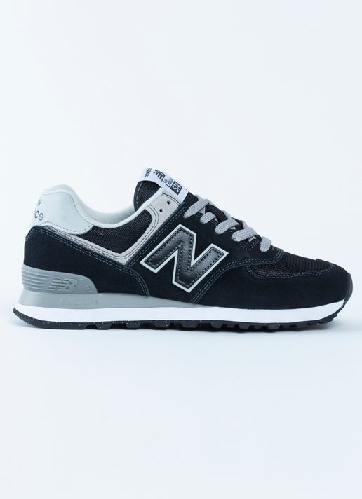 New Balance 574 Core Shoe - Womens in Black | Red Rat