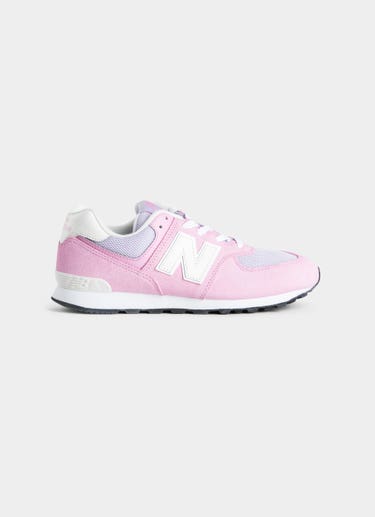 New Balance 574 Shoes - Youth in Pink