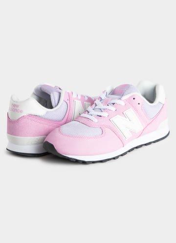 New Balance 574 Shoes - Youth in Pink