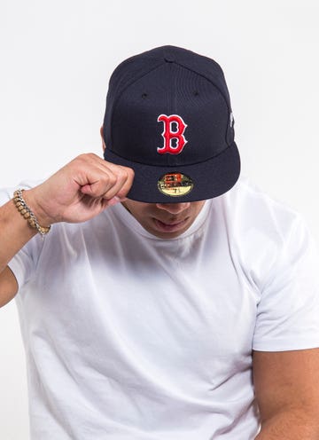 New Era 59fifty Mlb Boston Red Sox Authentic Collection Fitted Cap in Blue