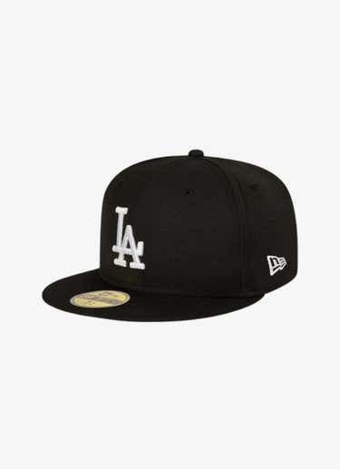 New Era 59fifty Mlb Los Angeles Dodgers Blk Whi Gry Uv in Black