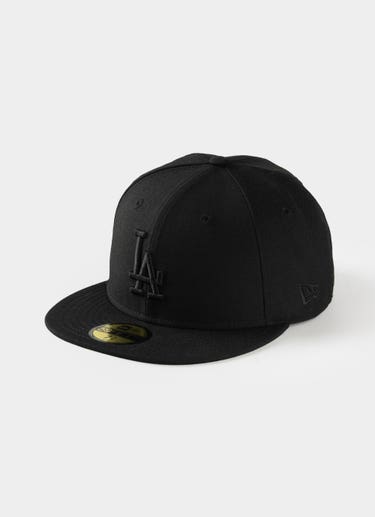 New Era 59fifty Mlb Los Angeles Dodgers Fitted Cap in Black