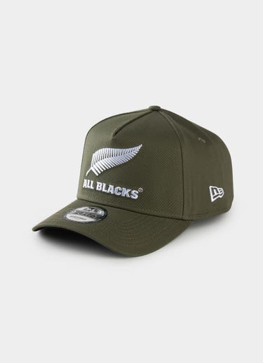 New Era 9forty A-frame All Blacks New Olive Snapback Cap in Green