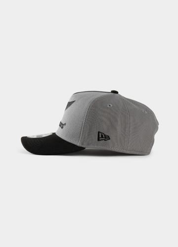 New Era 9forty A-frame All Blacks Storm Grey 2-tone Snapback Cap in Grey