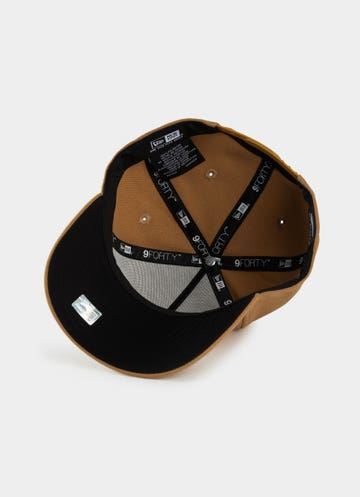 New Era 9forty A-frame All Blacks Wheat Snapback Cap in Brown