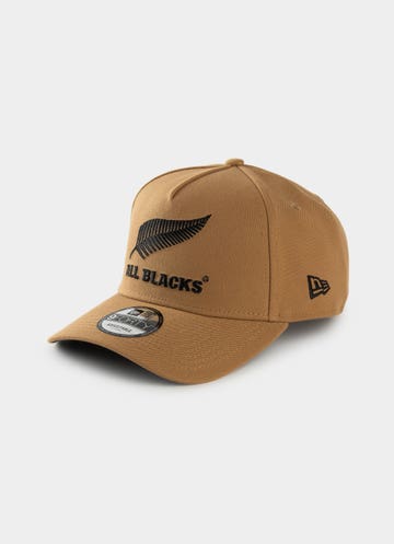 New Era 9forty A-frame All Blacks Wheat Snapback Cap in Brown