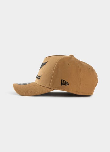 New Era 9forty A-frame All Blacks Wheat Snapback Cap in Brown