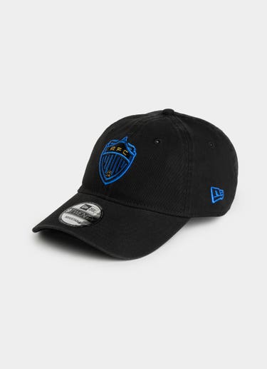 New Era 9twenty Auckland Fc Cloth Strap Cap in Black