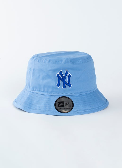 New Era Bucket Mlb New York Yankees Bucket Hat in Blue Red Rat
