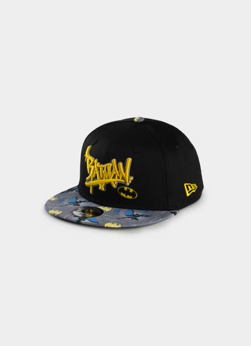 New Era Dc 9fifty Batman Snapback Cap - Child in Black