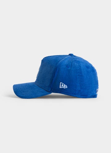 New Era Mlb 39thirty A-frame Los Angeles Dodgers Cord Otc Fitted Cap in Blue