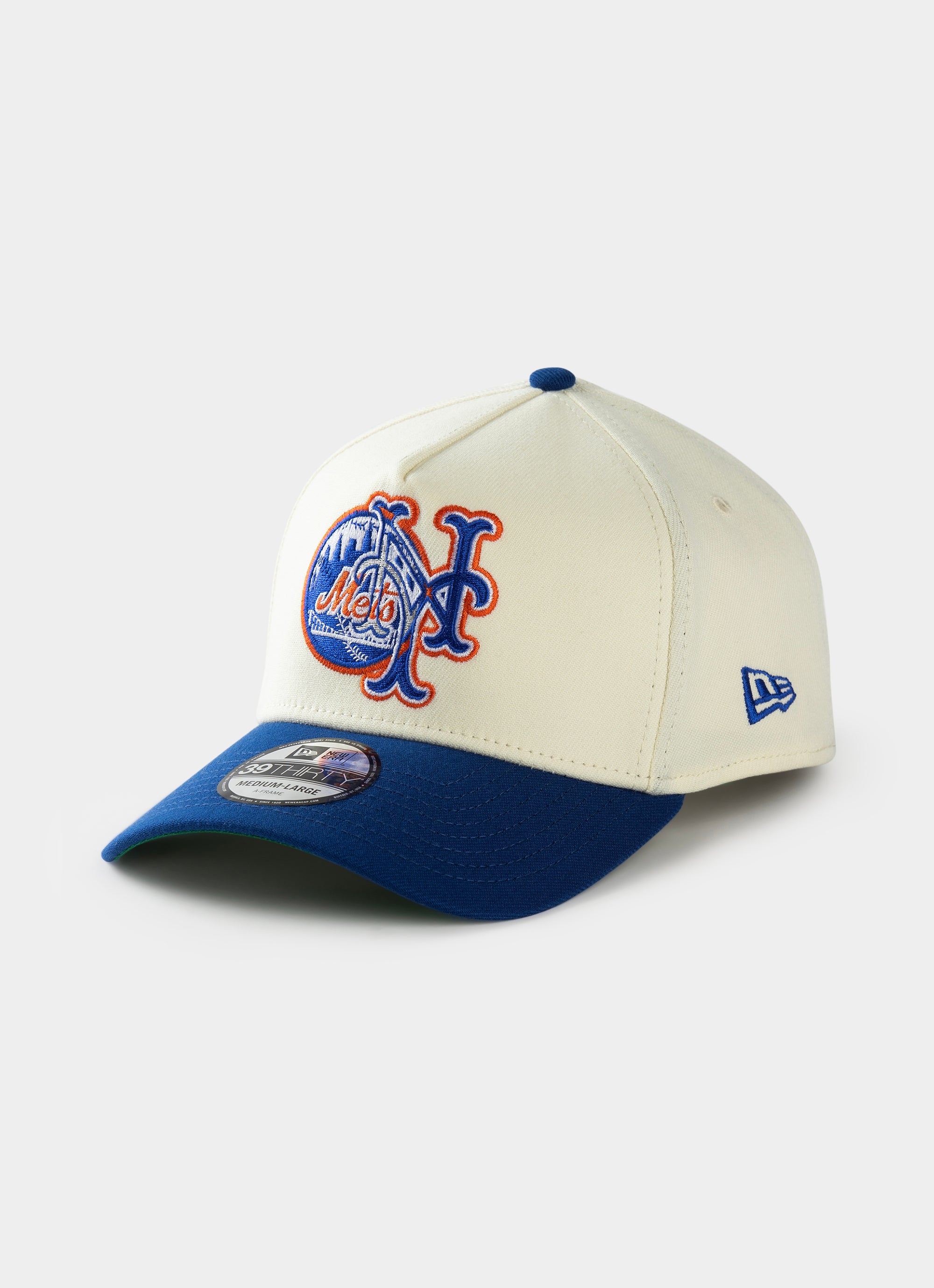 New Era Mlb 39thirty A-frame New York Mets Double Logo Fitted Cap