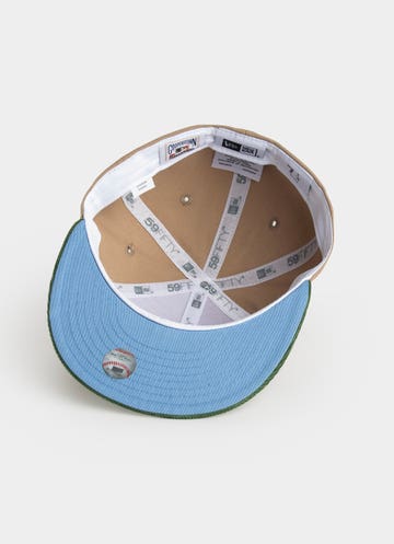 New Era Mlb 59fifty Oasis Pittsburgh Pirates Cap in Brown