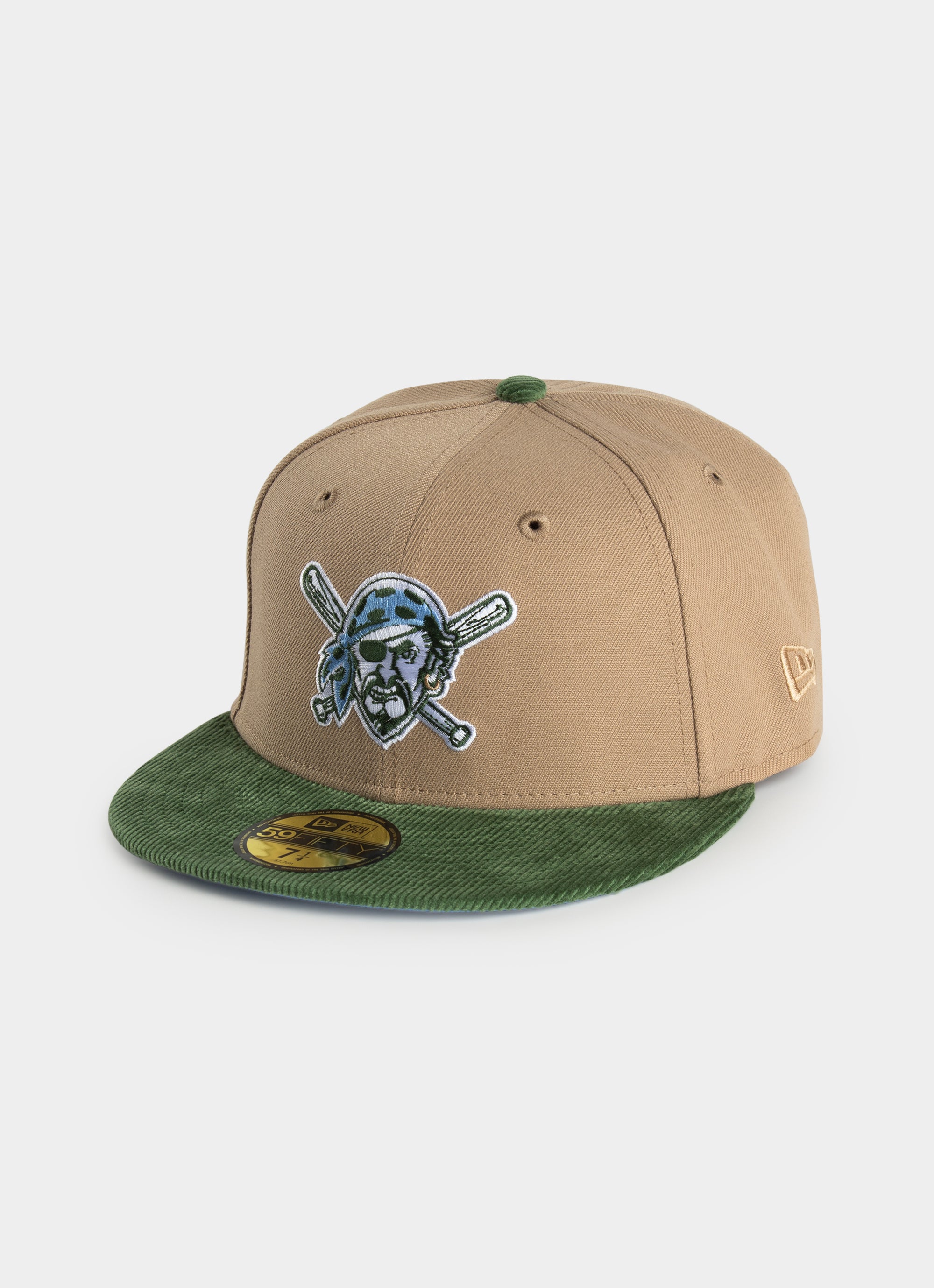 New Era Mlb 59fifty Oasis Pittsburgh Pirates Cap in Brown
