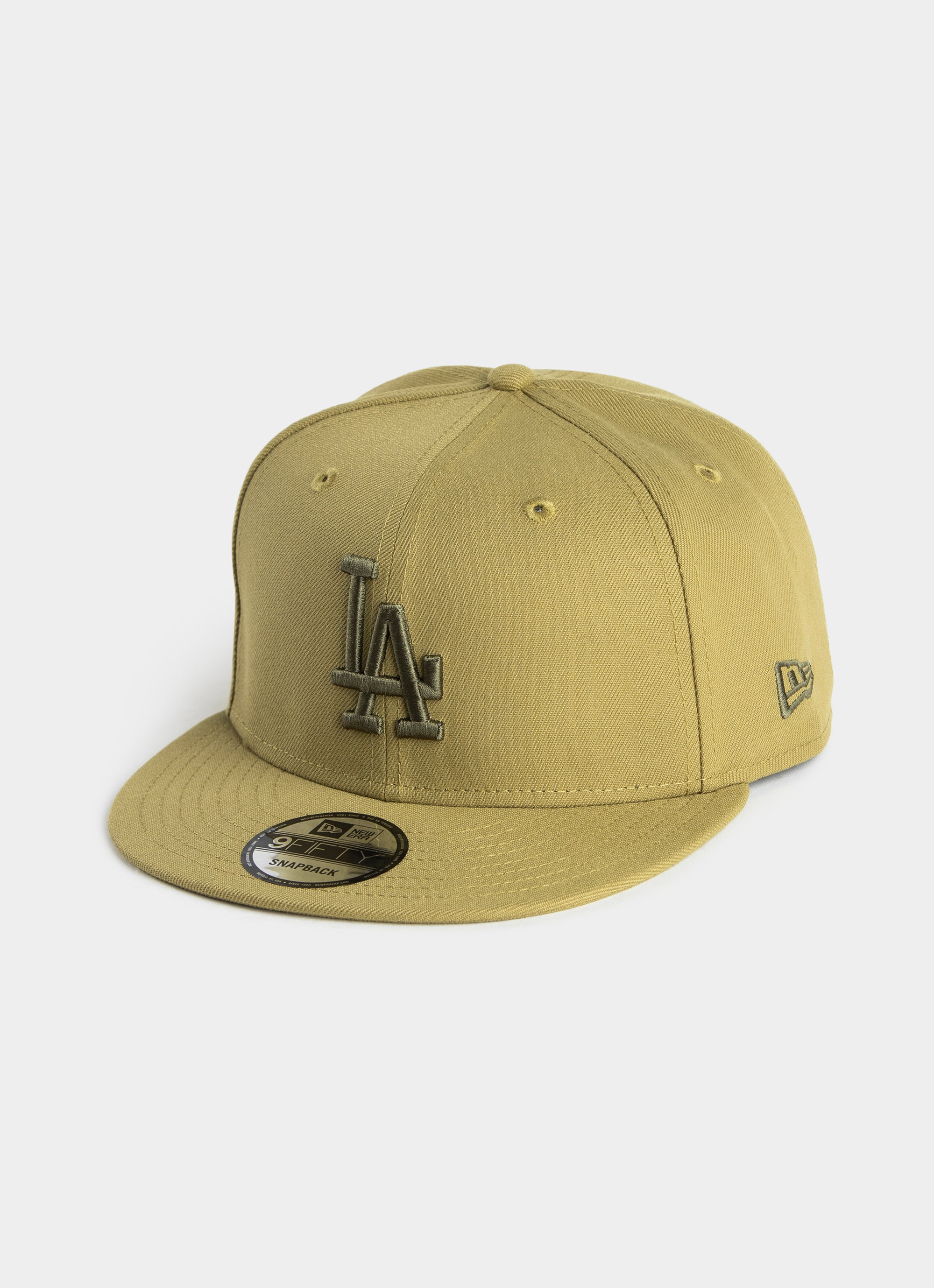 New Era Mlb 9fifty Los Angeles Dodgers Moss Green Repreve Snapback Cap in Green