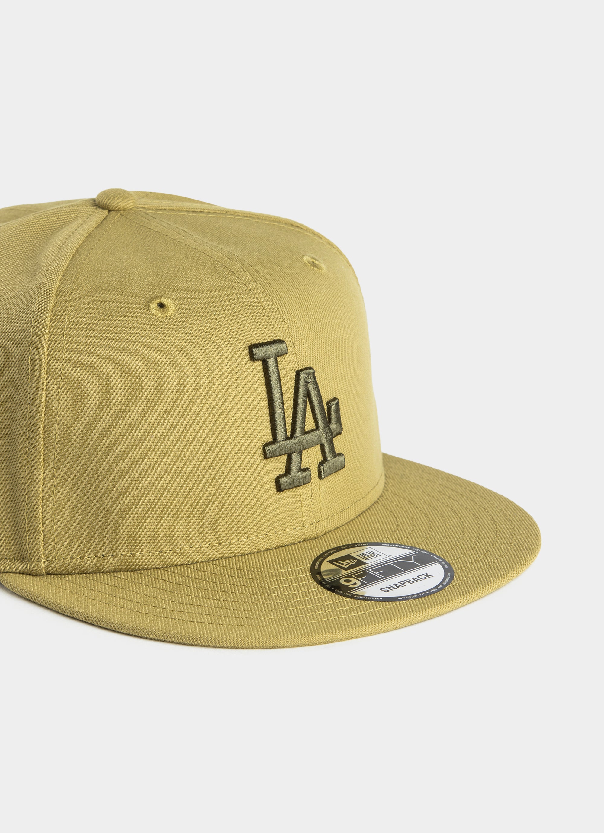 New Era Mlb 9fifty Los Angeles Dodgers Moss Green Repreve Snapback Cap in Green