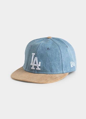 New Era Mlb 9fifty Los Angeles Dodgers Retro Crown Cap in Blue