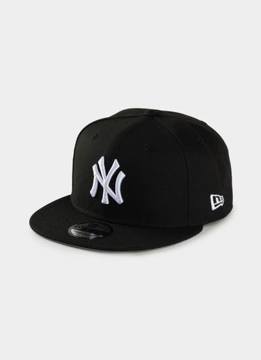 New Era Mlb 9fifty New York Yankees World Series Snapback Cap in Black