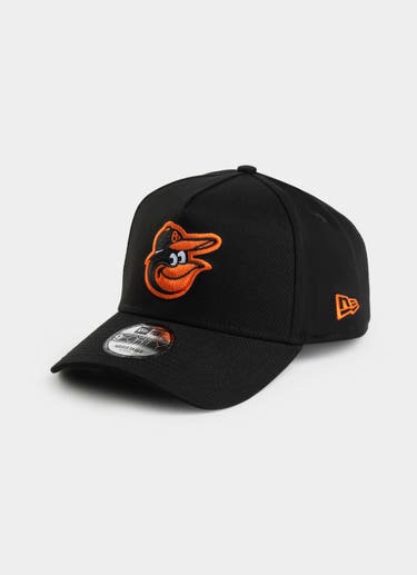 New Era Mlb 9forty A-frame Baltimore Orioles Evergreen Snapback Cap in Multi