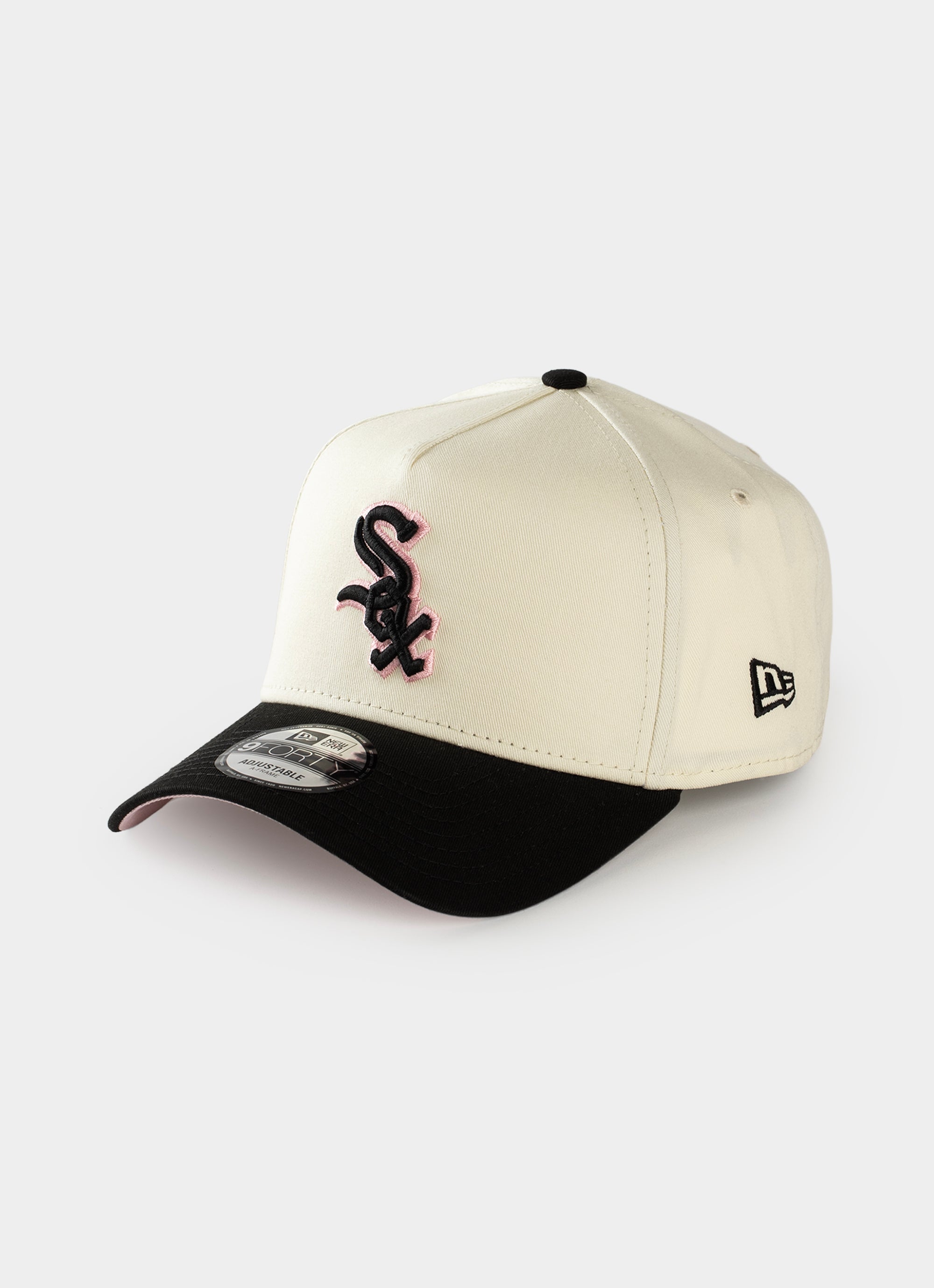 NEW ERA × BLACKPINK WHITE SOX 9FORTY New Era Mlb 9forty A-frame Chicago White Sox Black Pink Snapback