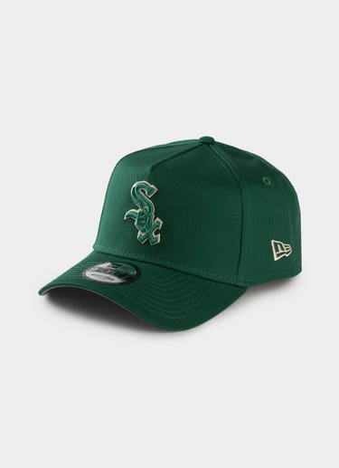 New Era Mlb 9forty A-frame Chicago White Sox Deep Emerald Snapback Cap in Green