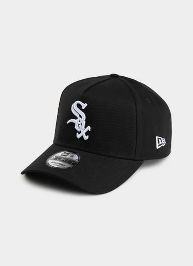New Era Mlb 9forty A-frame Chicago White Sox Evergreen Snapback Cap in Black