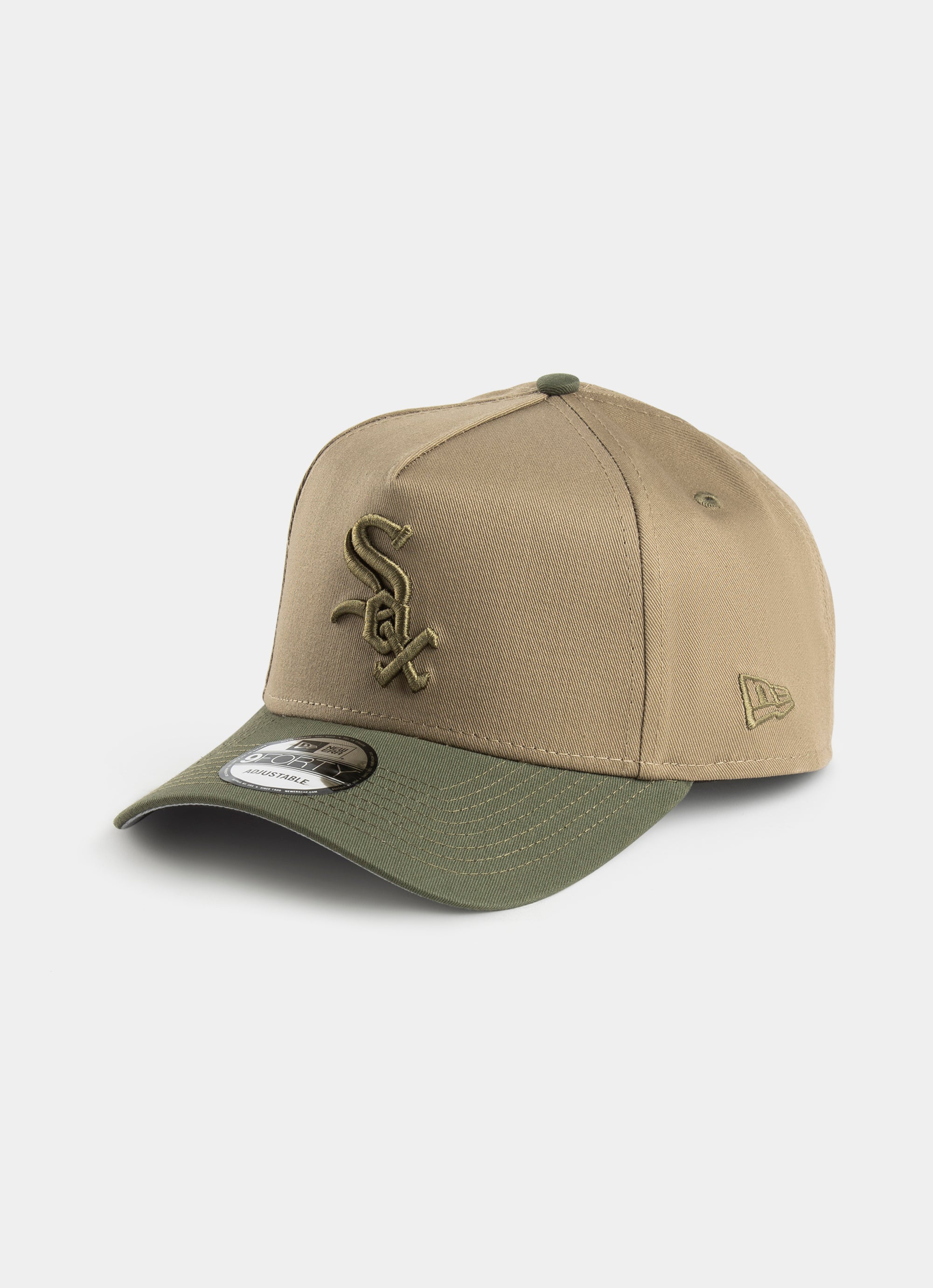 Hat New Era 940 MLB League Essential LA light brown 11946171  Queens 