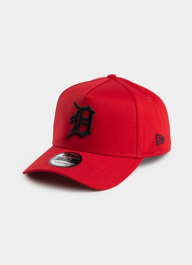 New Era Mlb 9forty A-frame Detroit Tigers Evergreen Snapback Cap in Red