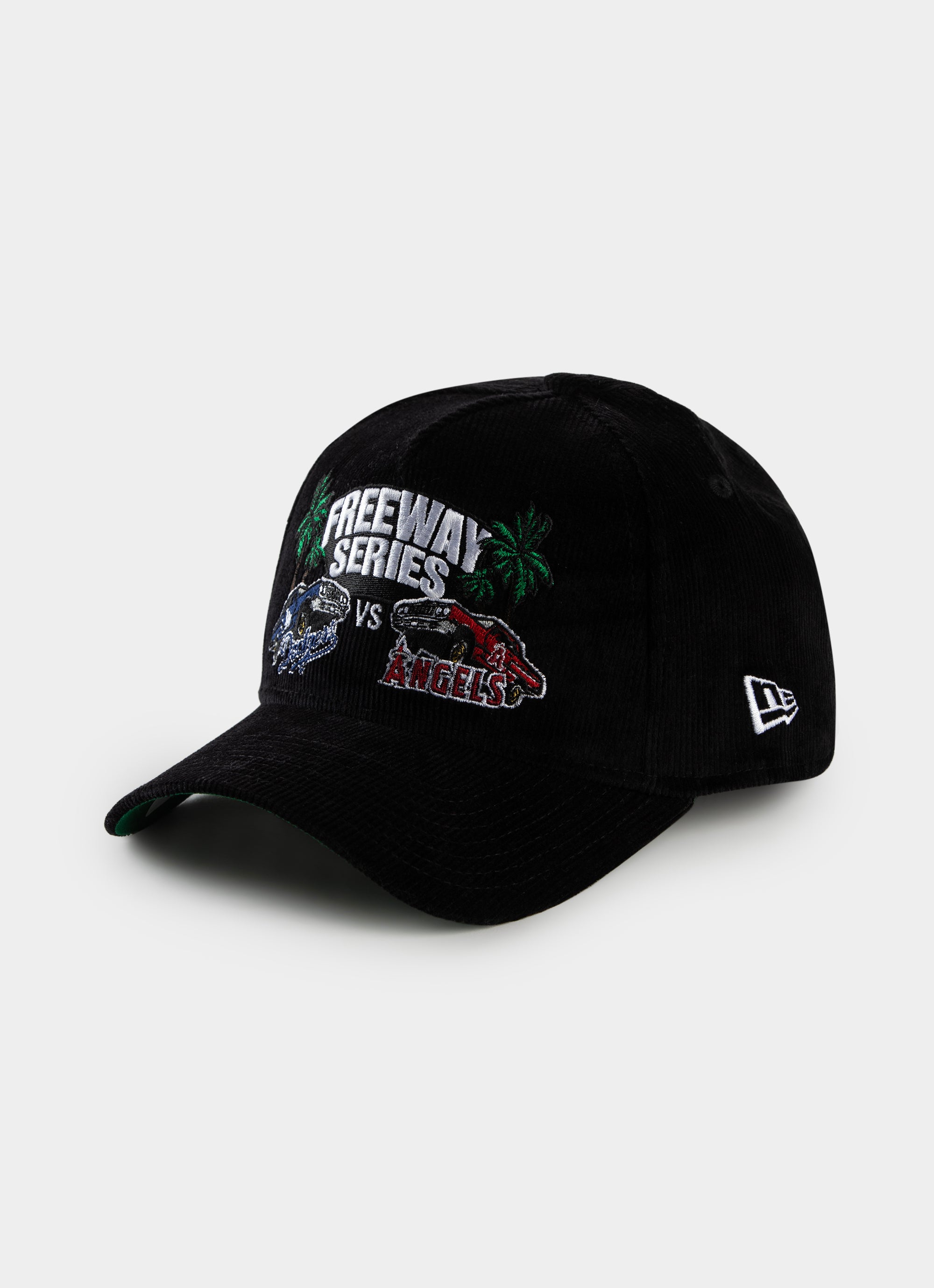 New Era Mlb 9forty A-frame L.a Dodgers X L.a Angels Freeway Snapback Cap in Black