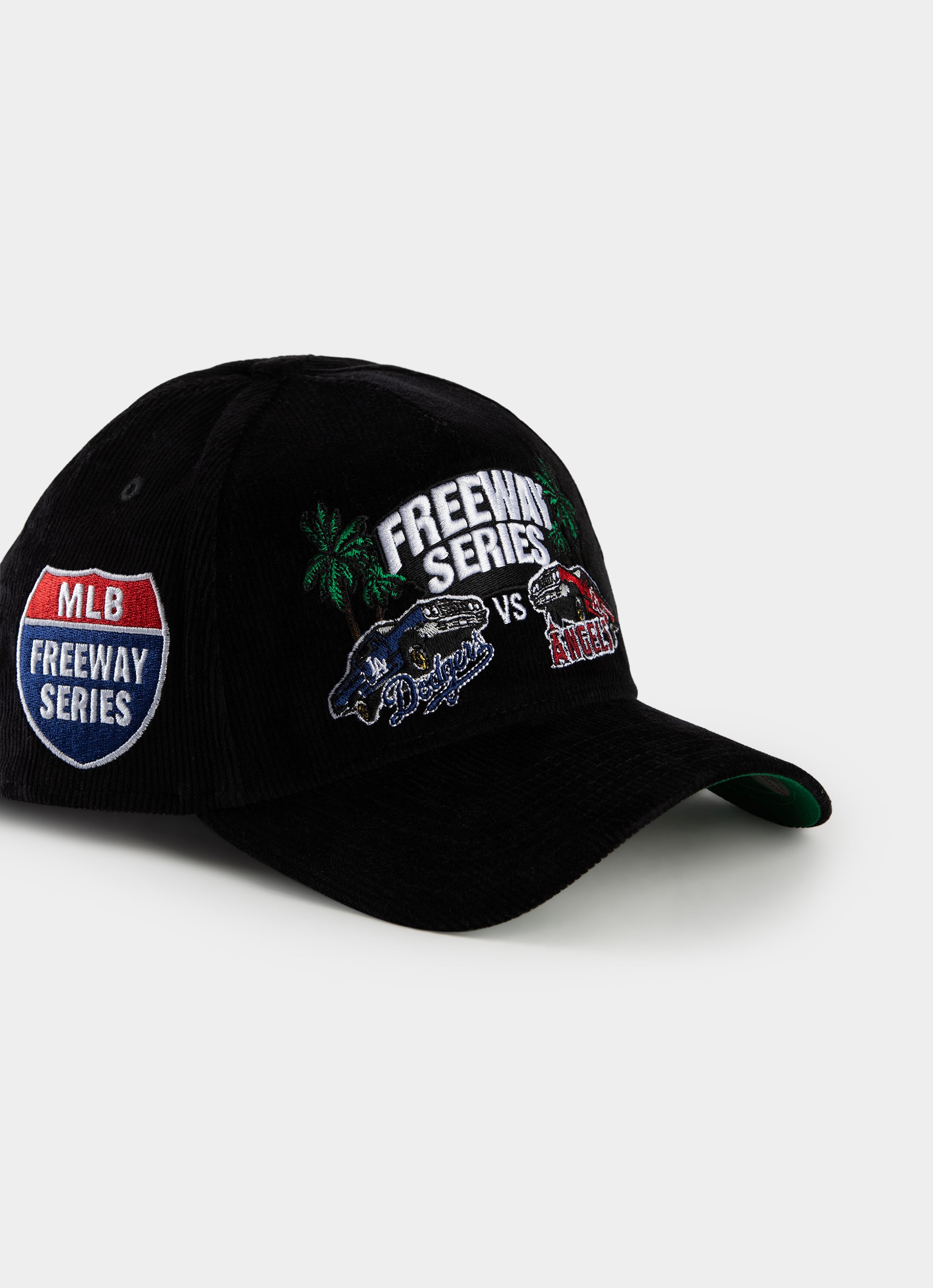 New Era Mlb 9forty A-frame L.a Dodgers X L.a Angels Freeway Snapback Cap in Black