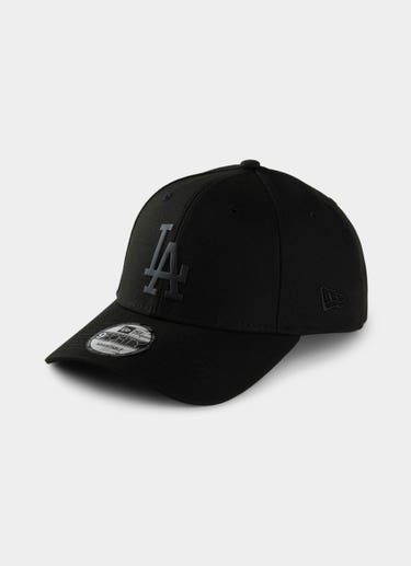 New Era Mlb 9forty A-frame Los Angeles Dodgers Black Tpu Snapback Cap in Black