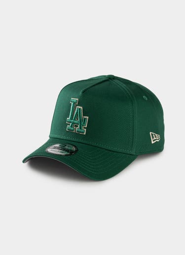 New Era Mlb 9forty A-frame Los Angeles Dodgers Deep Emerald Snapback Cap in Green