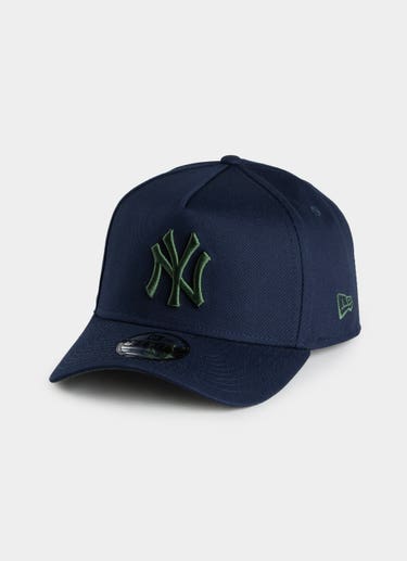 New Era Mlb 9forty A-frame New York Yankees Blue Kelp Snapback Cap in Blue