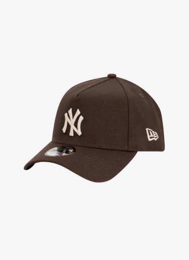 New Era Mlb 9forty A-frame New York Yankees Brown Stone Snapback Cap in Brown