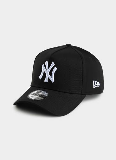 New Era Mlb 9forty A-frame New York Yankees Evergreen Snapback Cap in Black