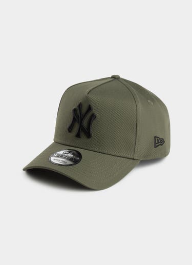 New Era Mlb 9forty A-frame New York Yankees Evergreen Snapback Cap in Green