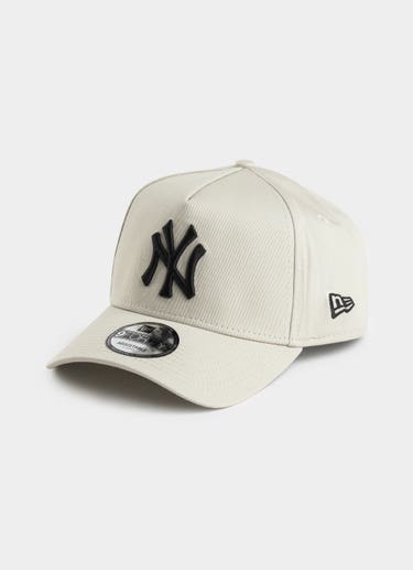 New Era Mlb 9forty A-frame New York Yankees Evergreen Snapback Cap in Black