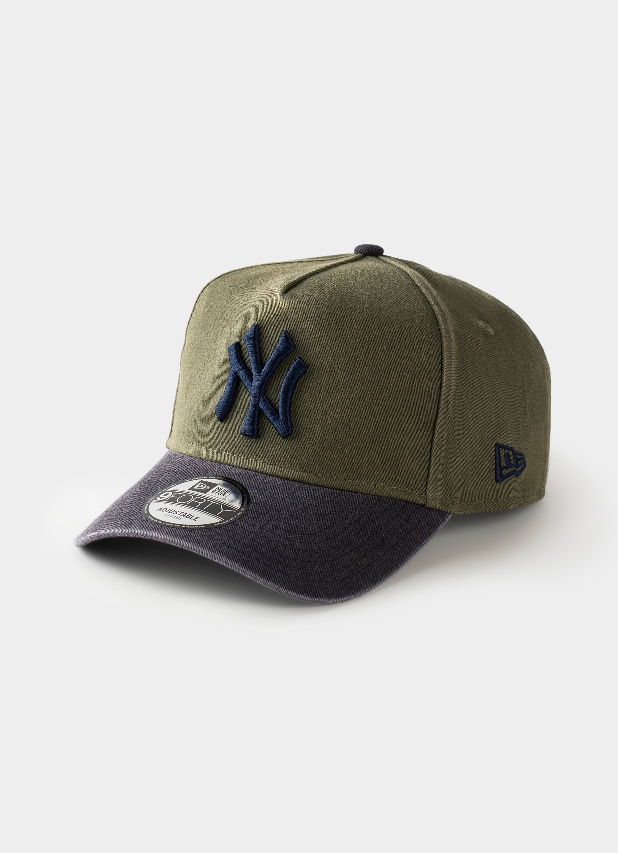New Era Mlb 9forty A-frame New York Yankees New Olive Washed