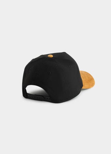 New Era Mlb 9forty A-frame New York Yankees Premium Wheat Snapback Cap in Black