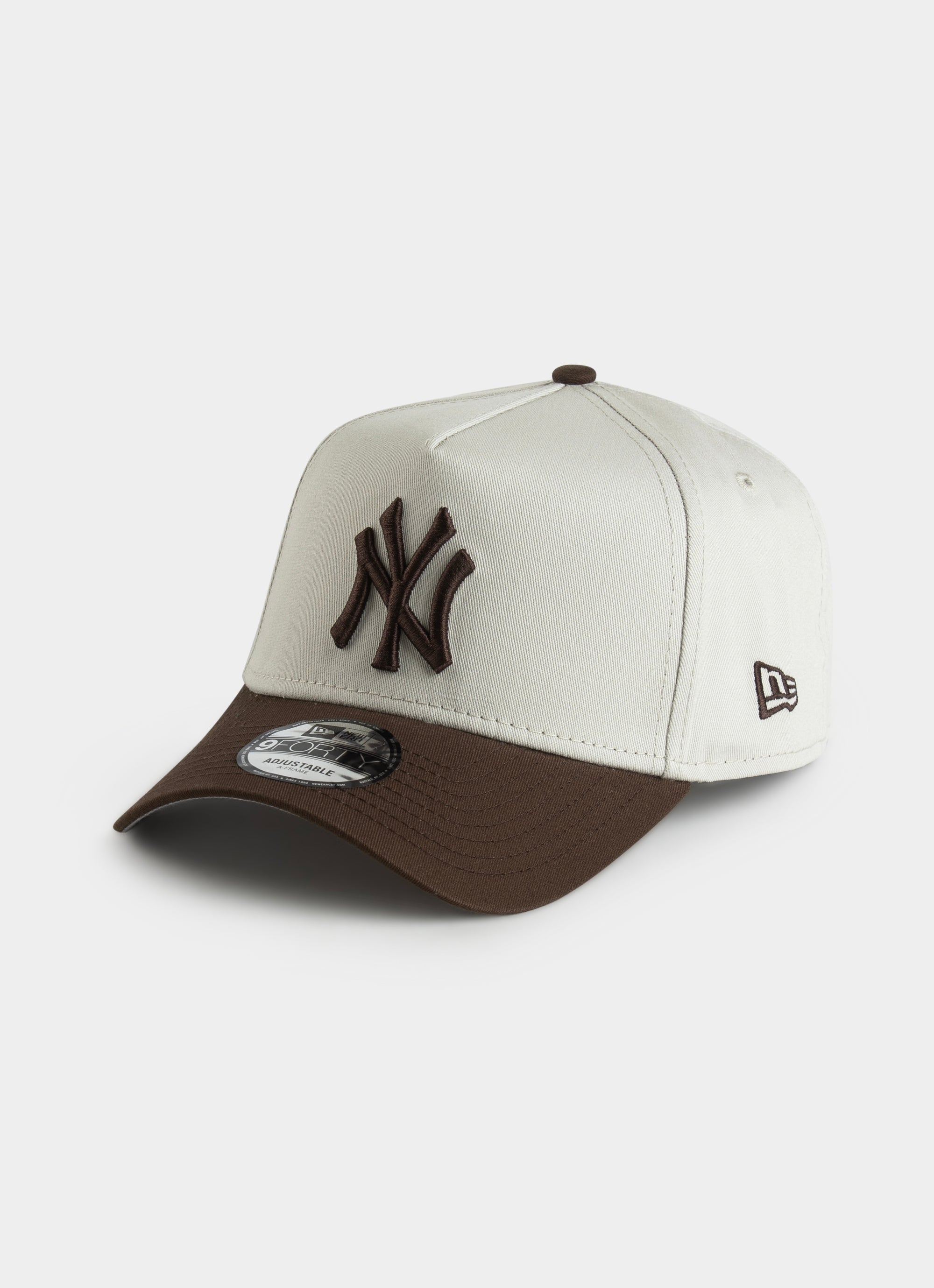 New Era Mlb 9forty A-frame New York Yankees Vintage Stone Walnut Snapback  in Beige | Red Rat