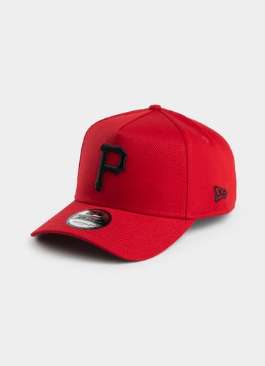 New Era Mlb 9forty A-frame Pittsburgh Pirates Evergreen Snapback Cap in Red