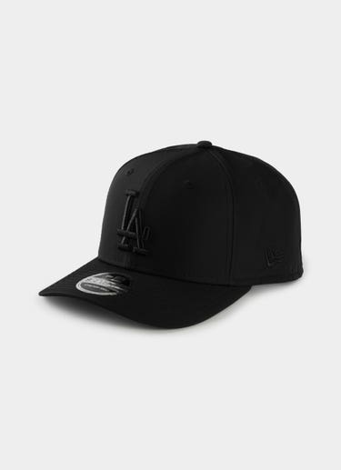 New Era Mlb 9seventy Los Angeles Dodgers Stretch Double Black Pro Light Cap in Black