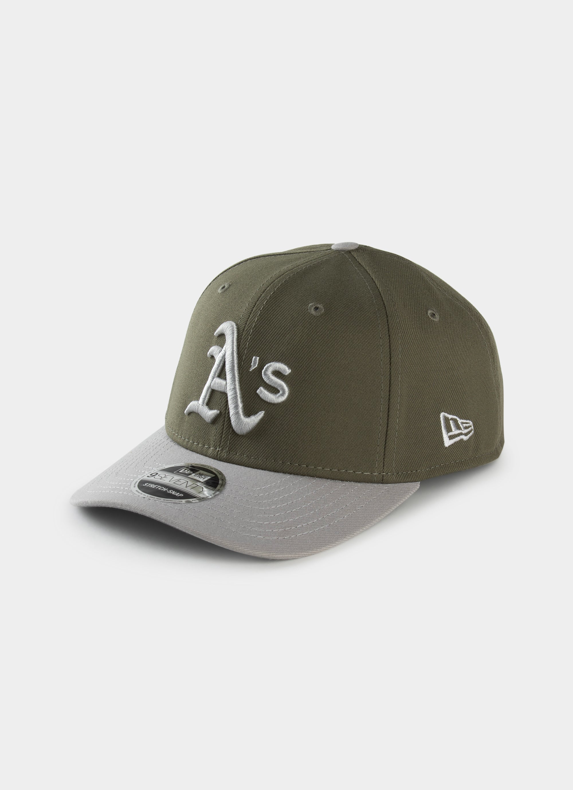 New Era Mlb 9seventy Oakland Athletics New Olive Snapback Cap in