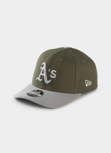 New Era Mlb 9seventy Oakland Athletics New Olive Snapback Cap in Green