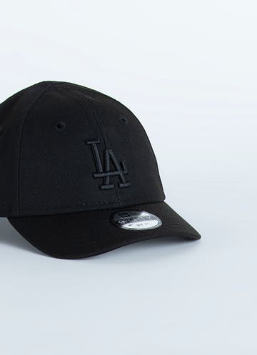 Black New Era MLB LA Dodgers 9FORTY Cap Junior