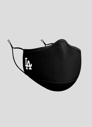 New Era Mlb Los Angeles Dodgers Face Mask in Black